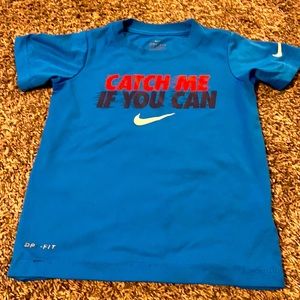 Nike boys shirt size 4 blue white red